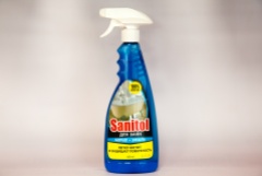 Sanitol для чистки акриловых, эмалерованных ванн с распылителем 500мл